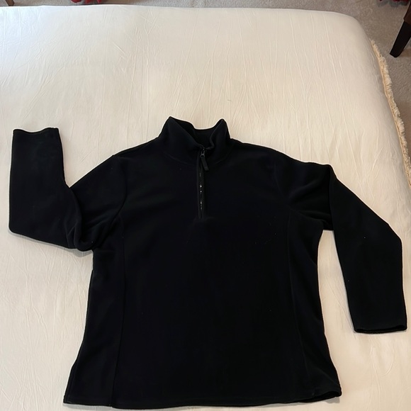 Old Navy Jackets & Blazers - Black Fleece 1/4 zip pullover. XL. Long sleeve. Worn but very soft.